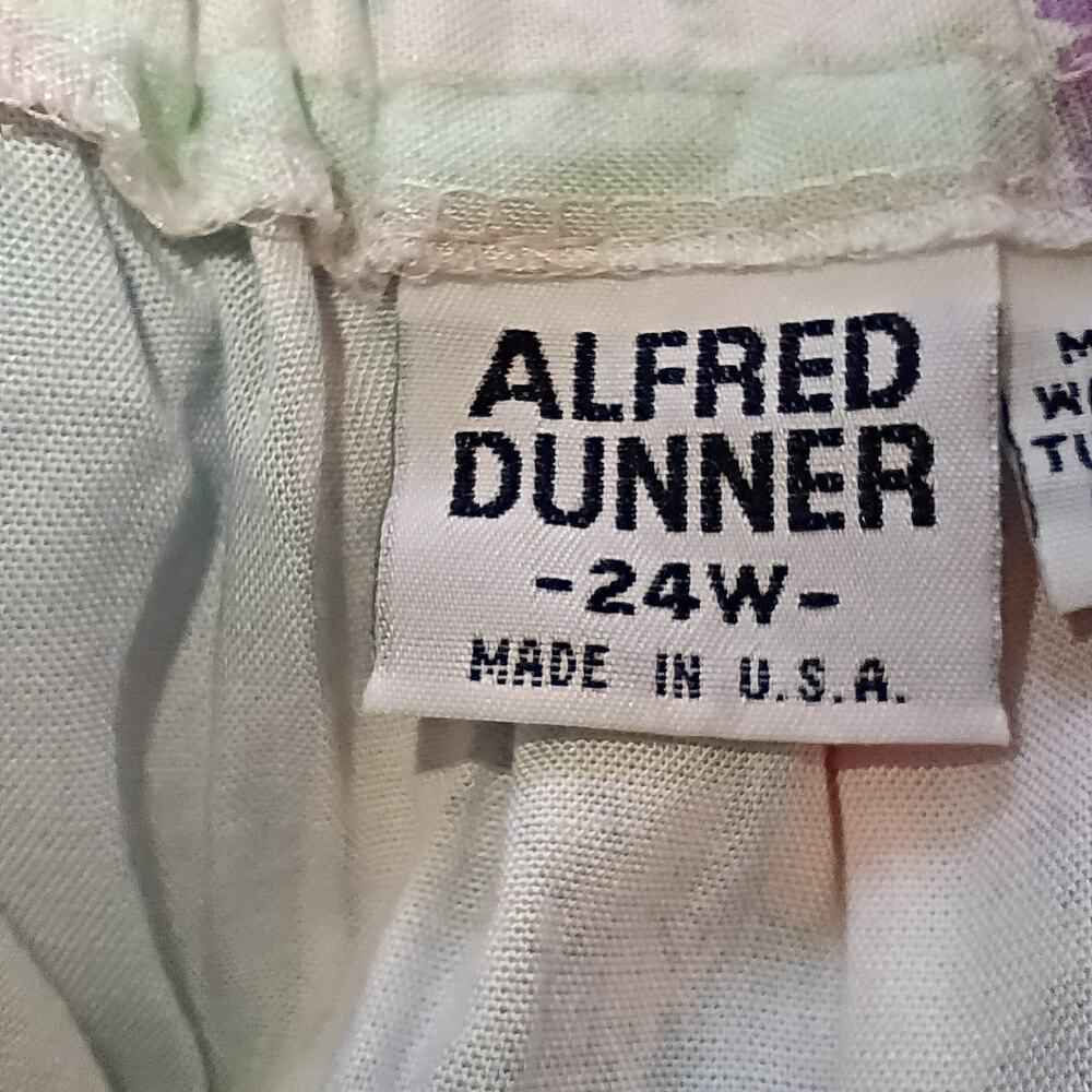 ALFRED DUNNER Women's Maxi Skirt Large Polyester Colorful Summer Business Casual - Picture 3 of 3